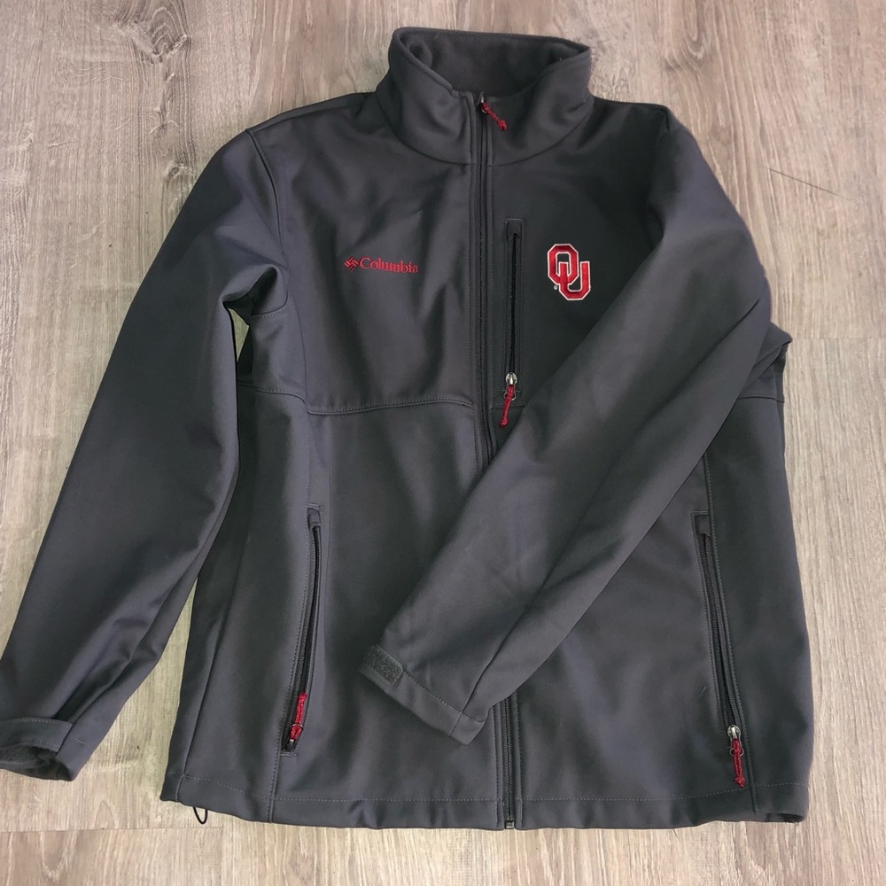 Oklahoma Columbia Windbreaker/Jacket. Size Large